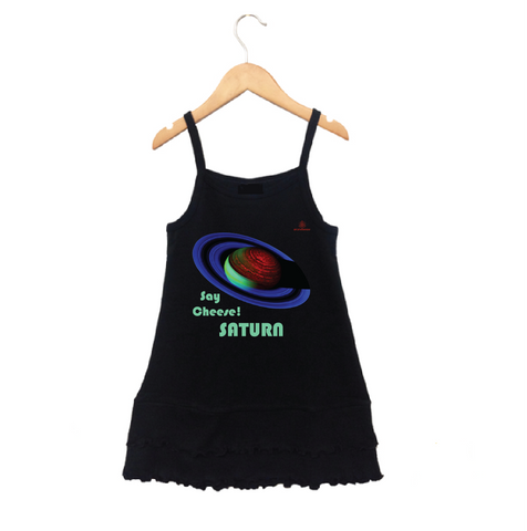Toddler Girl NASA Cassini Spaghetti dress