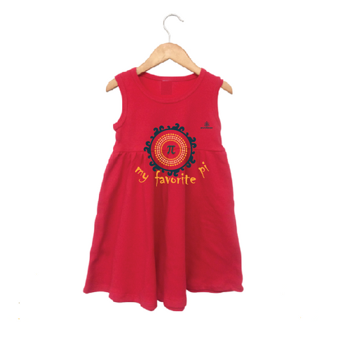 Toddler Girl Pi Empire dress