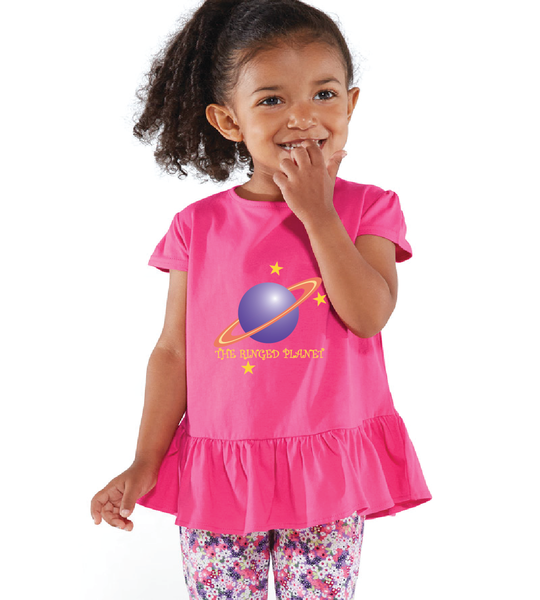 Toddler Girl Saturn Ring Tshirt