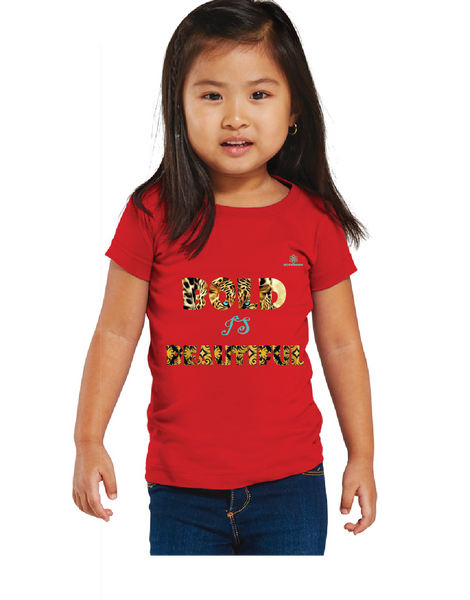 Toddler Girl Bold is Beautiful Tshirt