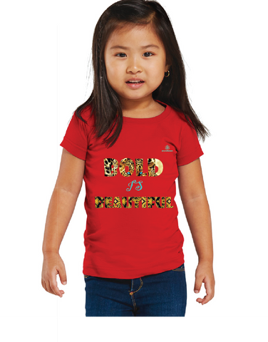 Toddler Girl Bold is Beautiful Tshirt