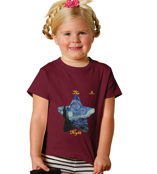 Toddler Girl Starry Night Tshirt