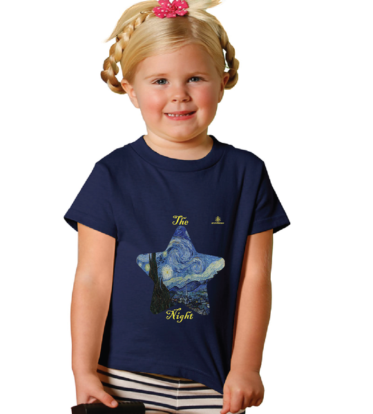 Toddler Girl Starry Night Tshirt
