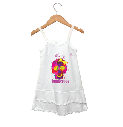 Toddler Girl Pretty Dangerous Spaghetti dress
