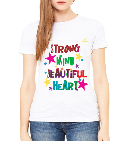 Woman Strong Mind Beautiful Heart Tshirt