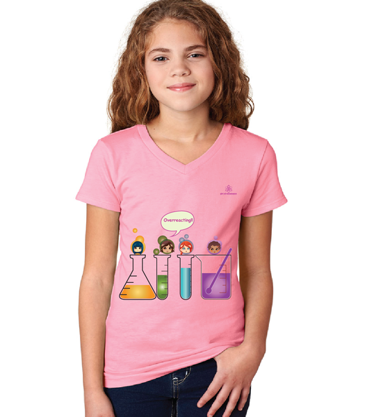 Youth Girl Chemistry Overreacting Tshirt