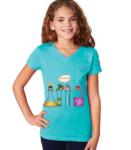 Youth Girl Chemistry Overreacting Tshirt