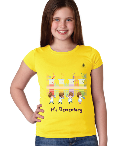 Youth Girl Periodic table Tshirt