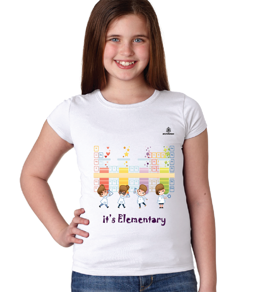 Youth Girl Periodic table Tshirt
