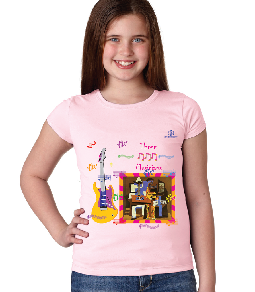 Youth Girl Three Musicians Tshirt