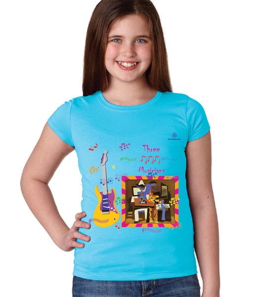 Youth Girl Three Musicians Tshirt