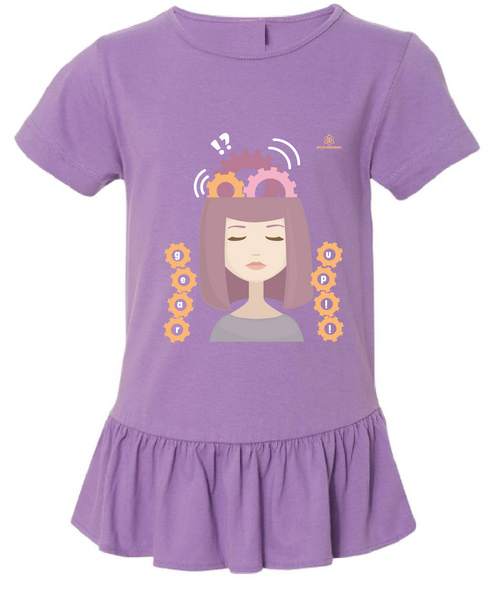 Youth Girl Mindgear Ruffle Tshirt