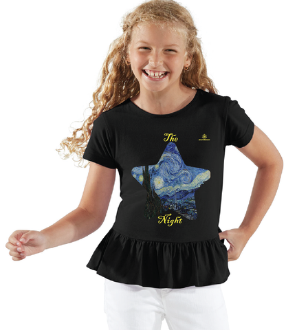 Youth Girl Starry Night Tshirt